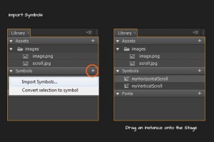 Adobe Edge Animate Simple Scrollbar Symbols | Heathrowe